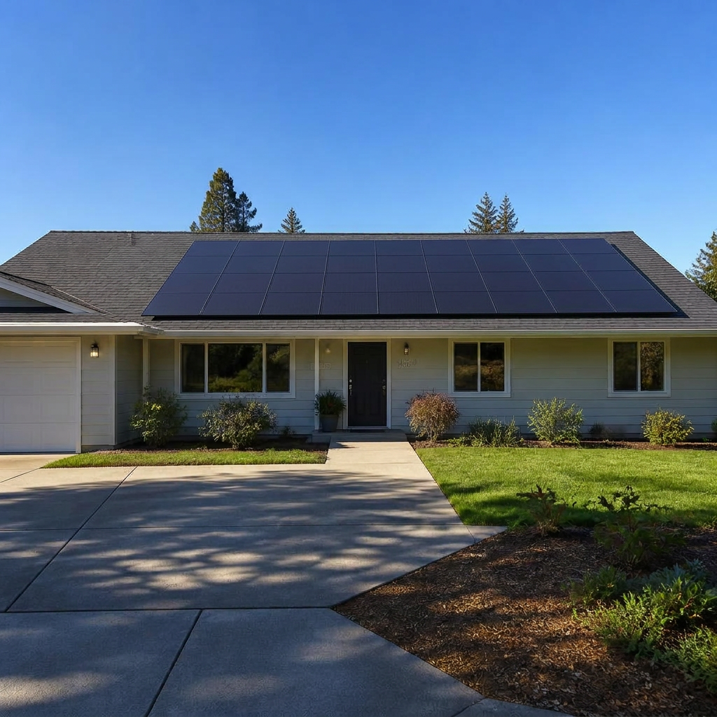 Solar installation in Salem, OR