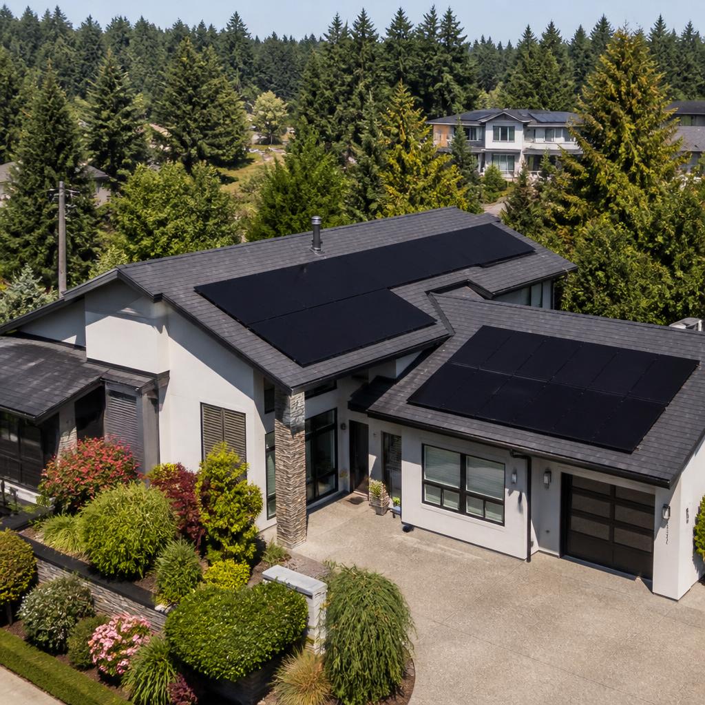 Solar installation in Turner, OR